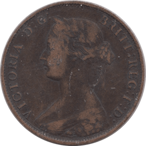 1861 HALFPENNY ( GF ) 14 - Halfpenny - Cambridgeshire Coins