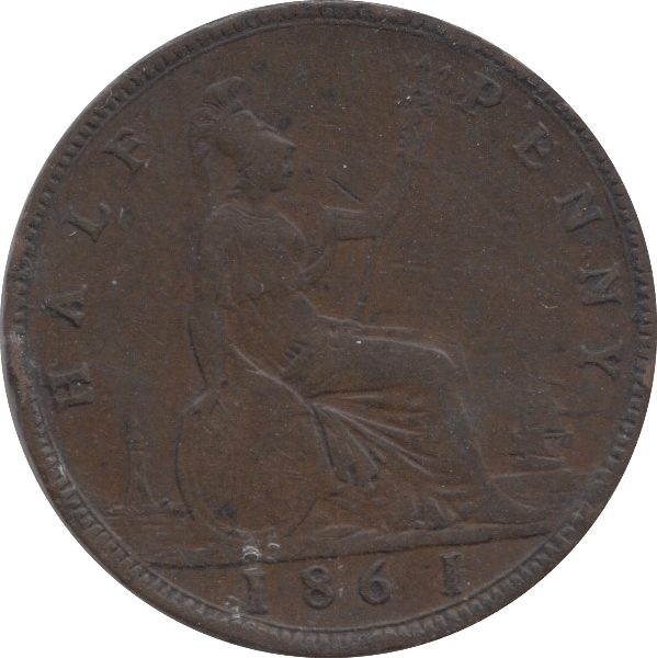 1861 HALFPENNY ( GF ) 1 - Halfpenny - Cambridgeshire Coins