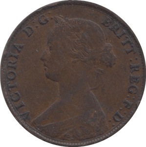 1861 HALFPENNY ( GF ) 1 - Halfpenny - Cambridgeshire Coins