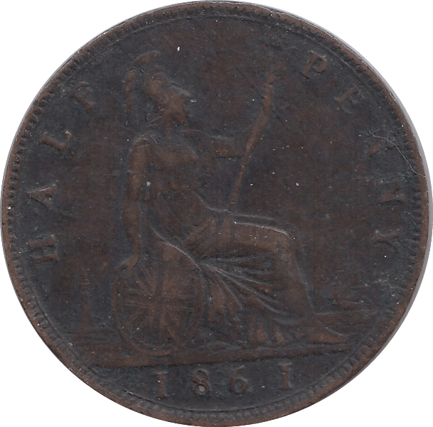 1861 HALFPENNY ( GF ) B - Halfpenny - Cambridgeshire Coins