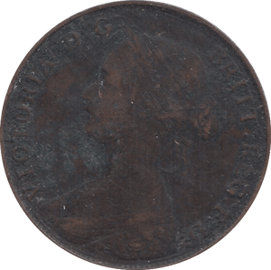 1861 HALFPENNY ( GF ) B - Halfpenny - Cambridgeshire Coins