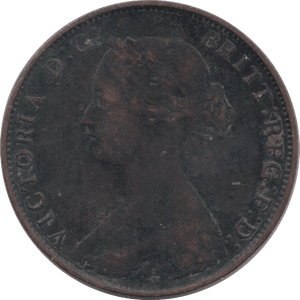 1861 HALFPENNY ( GVF ) 14 A - Halfpenny - Cambridgeshire Coins