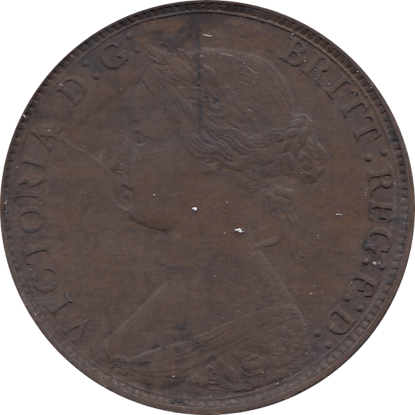 1861 HALFPENNY ( GVF ) - Halfpenny - Cambridgeshire Coins
