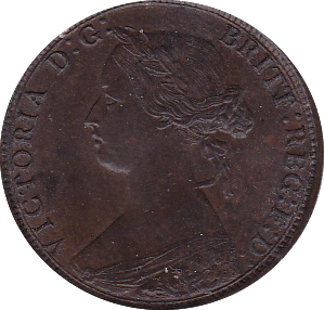 1861 HALFPENNY ( UNC ) A - Halfpenny - Cambridgeshire Coins