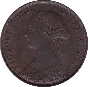 1861 HALFPENNY ( UNC ) B - Halfpenny - Cambridgeshire Coins