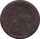 1861 HALFPENNY ( UNC ) B - Halfpenny - Cambridgeshire Coins