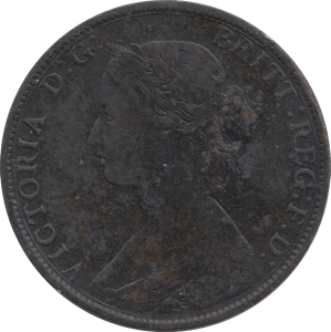 1861 HALFPENNY ( VF ) 23 - Halfpenny - Cambridgeshire Coins