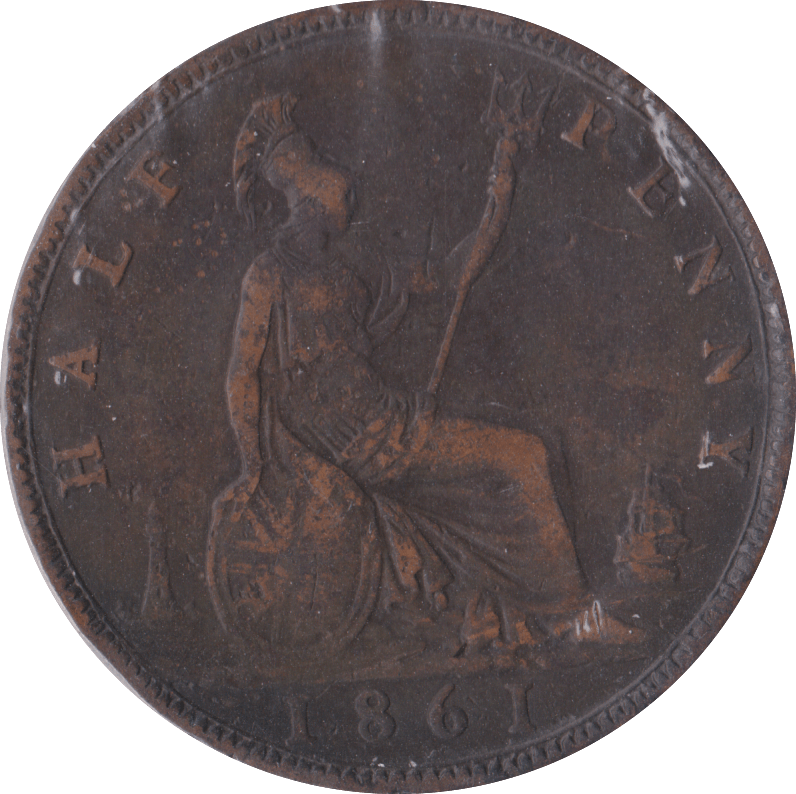 1861 HALFPENNY ( VF ) B - Halfpenny - Cambridgeshire Coins