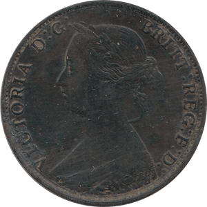 1861 HALFPENNY ( VF ) - Halfpenny - Cambridgeshire Coins