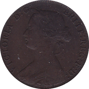 1861 HALFPENNY ( VF ) - Halfpenny - Cambridgeshire Coins