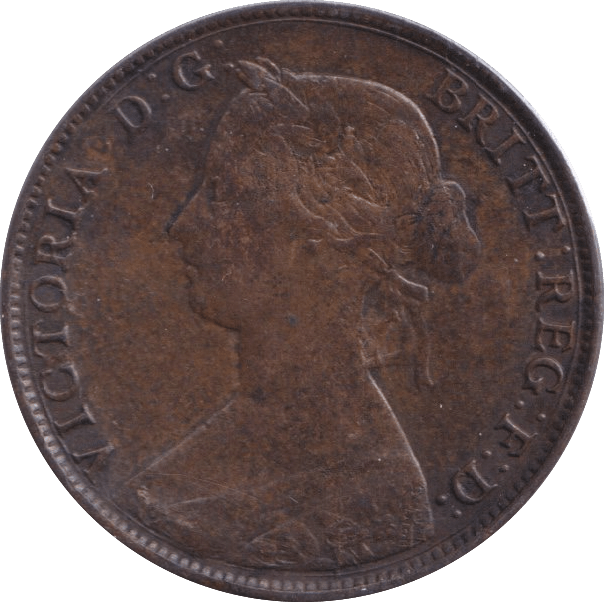 1861 HALFPENNY ( VF ) - Halfpenny - Cambridgeshire Coins