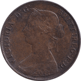 1861 HALFPENNY ( VF ) - Halfpenny - Cambridgeshire Coins