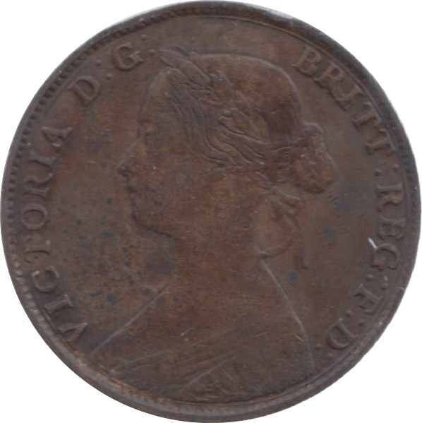 1861 HALFPENNY ( VF ) - Halfpenny - Cambridgeshire Coins