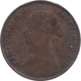 1861 HALFPENNY ( VF ) - Halfpenny - Cambridgeshire Coins
