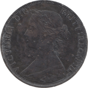 1861 HALFPENNY ( VF ) - Halfpenny - Cambridgeshire Coins