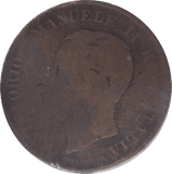 1861 ITALY 5 CENTESIMI - WORLD COINS - Cambridgeshire Coins