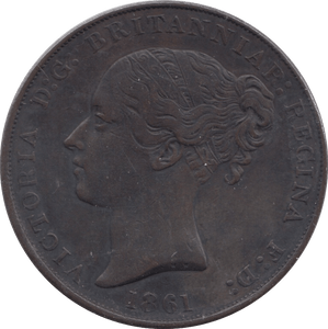 1861 JERSEY 1/13 OF A SHILLING - WORLD COINS - Cambridgeshire Coins