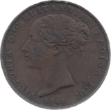 1861 JERSEY ONE SHILLING 1 - Shilling - Cambridgeshire Coins