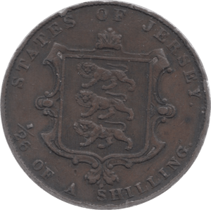 1861 JERSEY ONE SHILLING 1 - Shilling - Cambridgeshire Coins