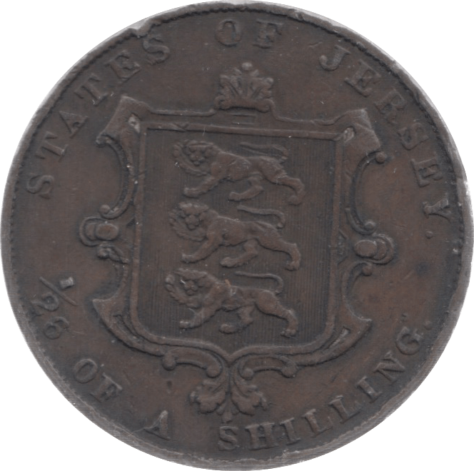 1861 JERSEY ONE SHILLING 1 - Shilling - Cambridgeshire Coins