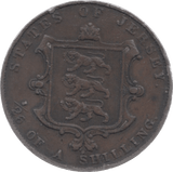 1861 JERSEY ONE SHILLING 1 - Shilling - Cambridgeshire Coins