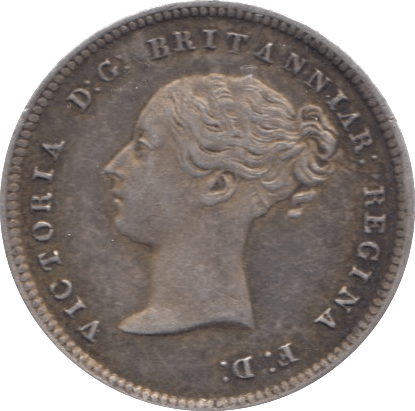 1861 MAUNDY FOURPENCE ( EF ) 4 - Maundy Coins - Cambridgeshire Coins