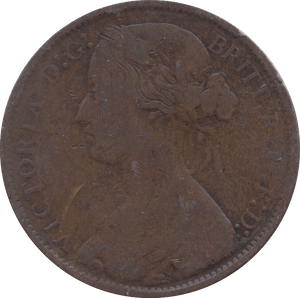 1861 PENNY ( FINE ) 2 - Penny - Cambridgeshire Coins
