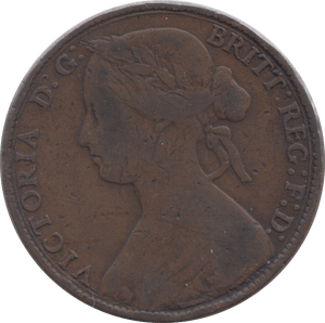 1861 PENNY ( FINE ) - Penny - Cambridgeshire Coins