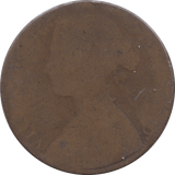 1861 PENNY NO SIGNATURE ( POOR ) - Penny - Cambridgeshire Coins