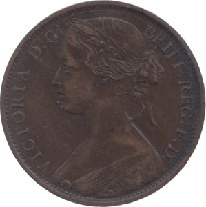 1861 PENNY ( VF ) 7 - Penny - Cambridgeshire Coins