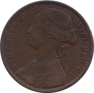 1861 PENNY ( VF ) - Penny - Cambridgeshire Coins