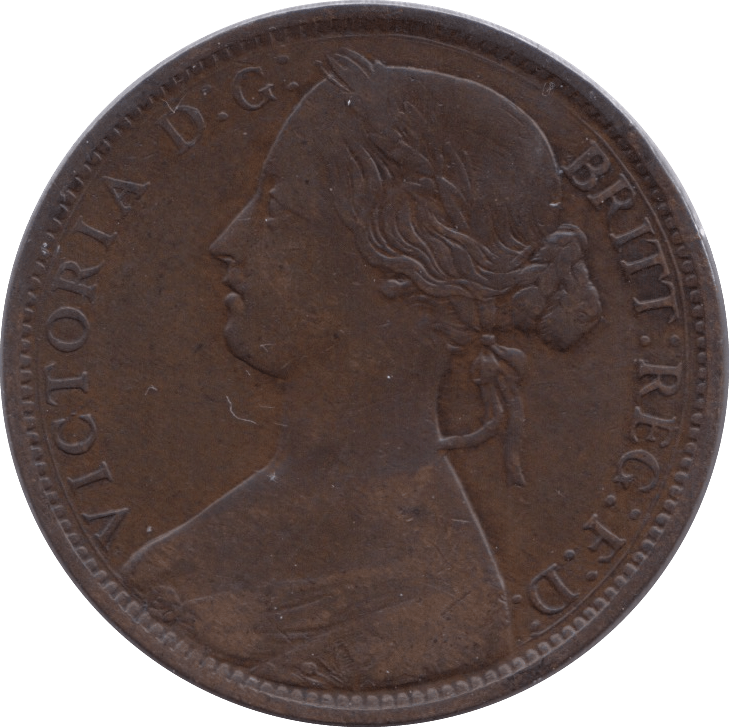 1861 PENNY ( VF ) - Penny - Cambridgeshire Coins