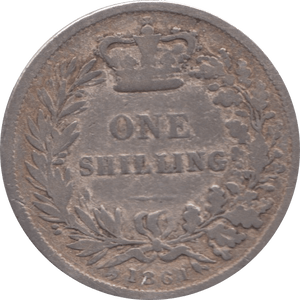 1861 SHILLING ( FINE ) - Shilling - Cambridgeshire Coins