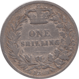 1861 SHILLING ( FINE ) - Shilling - Cambridgeshire Coins