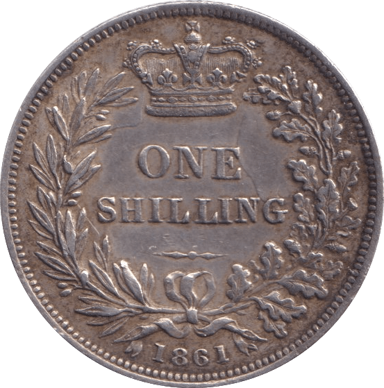 1861 SHILLING ( GVF ) - Shilling - Cambridgeshire Coins