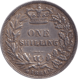 1861 SHILLING ( GVF ) - Shilling - Cambridgeshire Coins