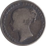 1861 SHILLING ( NF ) - Shilling - Cambridgeshire Coins