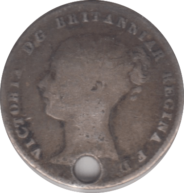 1861 THREEPENCE ( FAIR ) HOLDED - threepence - Cambridgeshire Coins
