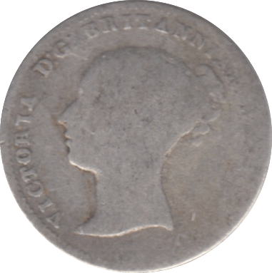 1861 THREEPENCE ( FAIR ) - Threepence - Cambridgeshire Coins