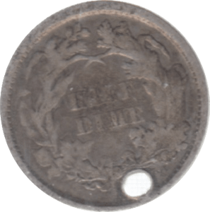 1861 USA SILVER 1/2 DIME - SILVER WORLD COINS - Cambridgeshire Coins
