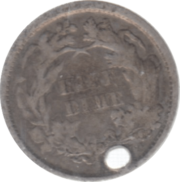 1861 USA SILVER 1/2 DIME - SILVER WORLD COINS - Cambridgeshire Coins