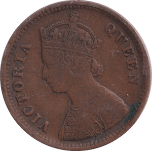 1862 1/2 PICE INDIA - WORLD COINS - Cambridgeshire Coins