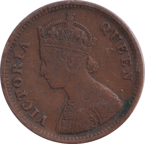 1862 1/2 PICE INDIA - WORLD COINS - Cambridgeshire Coins