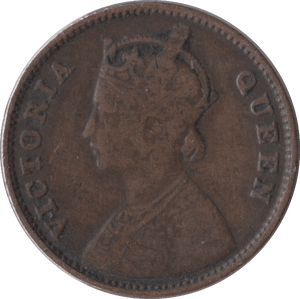 1862 1/4 ANNA INDIA - WORLD COINS - Cambridgeshire Coins