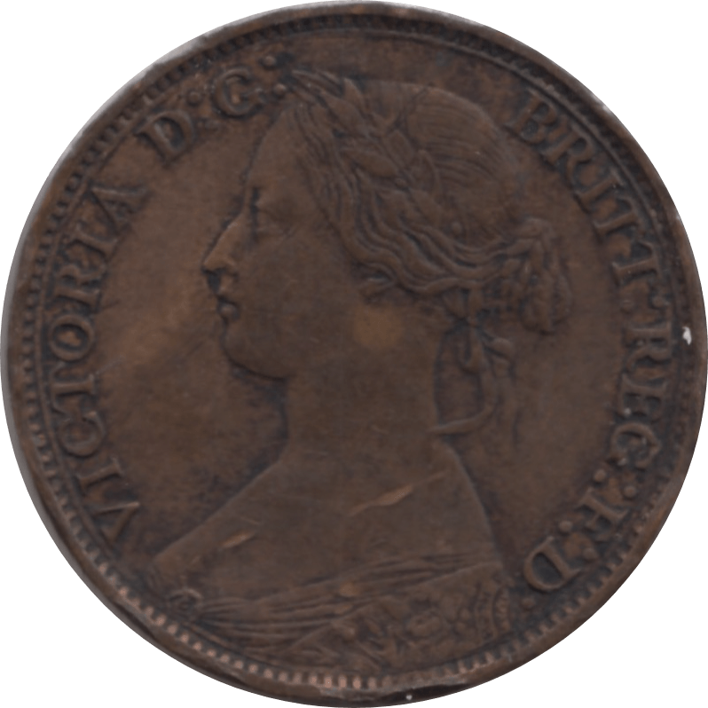 1862 FARTHING 2 ( VF ) 91 - Farthing - Cambridgeshire Coins