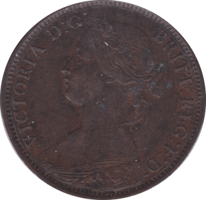 1862 FARTHING ( EF ) C - Farthing - Cambridgeshire Coins