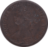 1862 FARTHING ( EF ) C - Farthing - Cambridgeshire Coins