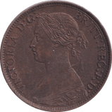 1862 FARTHING ( EF ) - Farthing - Cambridgeshire Coins