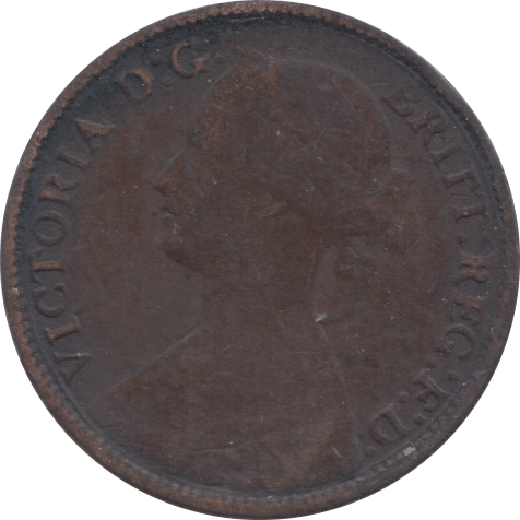 1862 FARTHING ( FAIR ) - Farthing - Cambridgeshire Coins