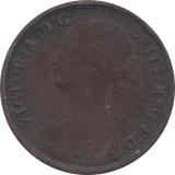 1862 FARTHING ( FAIR ) - Farthing - Cambridgeshire Coins